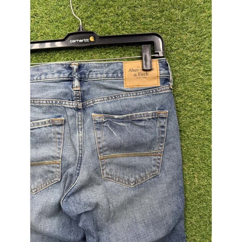 Abercrombie & Fitch Jeans Mens 30x32 The A&F Skinny Fit Medium Wash Denim NWT